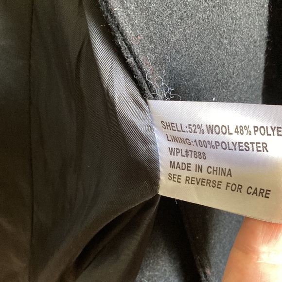 Jennifer Lopez black coat. Extra small. - Picture 3 of 10